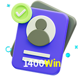 Tornar-se um membro do 1400Win é muito simples